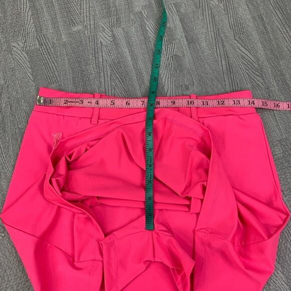 Golfino Skort Womens 4 Neon Pink Inner Lined UV Protection Pleated Stretch Waist - Picture 7 of 12